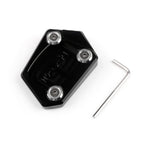 CNC Side Kickstand Extension Plate Pad for Honda CBR250R (2011–2015) Black