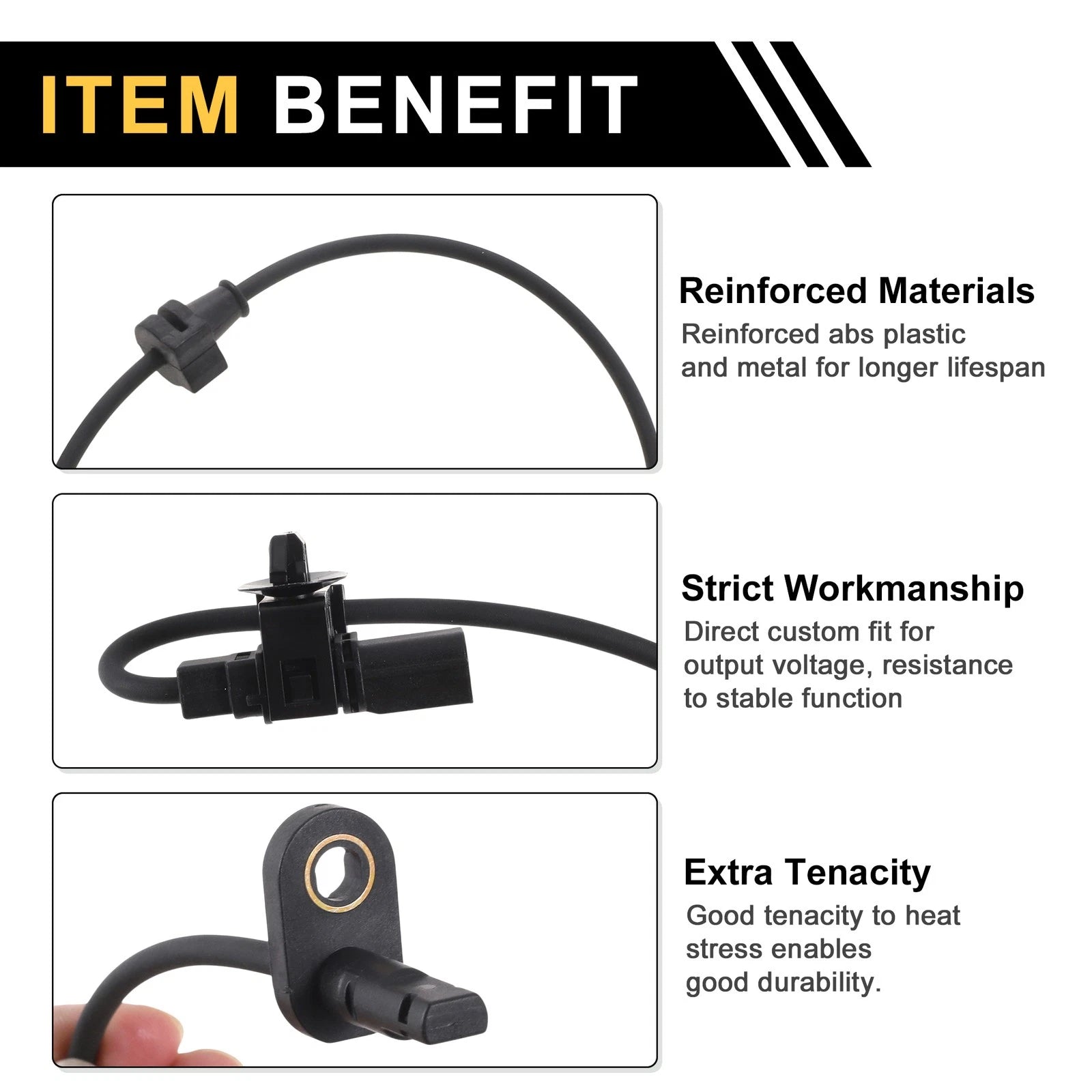 ABS Wheel Speed Sensor No. 57450TMBH01 for Honda CR-V (2017–2023) Front Right