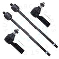 Set of 4 Steering Inner Outer Tie Rod Ends for Toyota Celica (1994–1999)