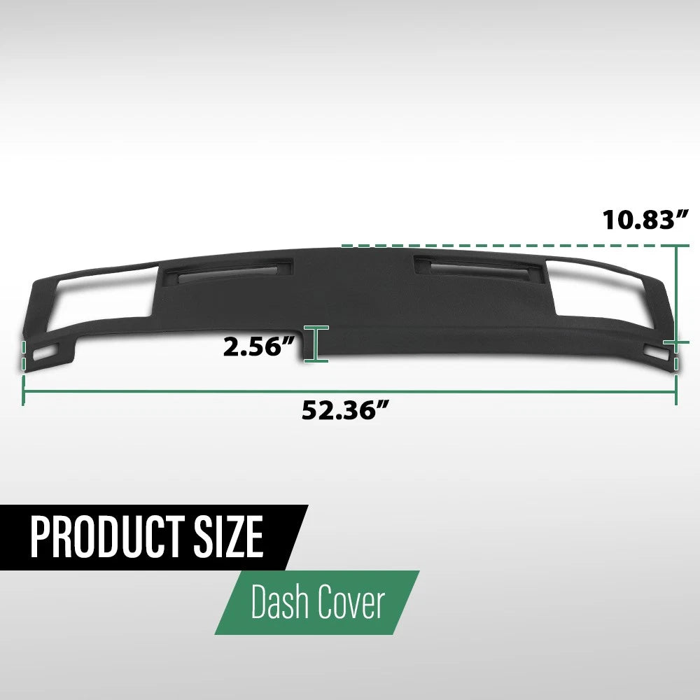 Dash Board Cover Cap Overlay for Chevy S10 GMC S15 (1986–1993)