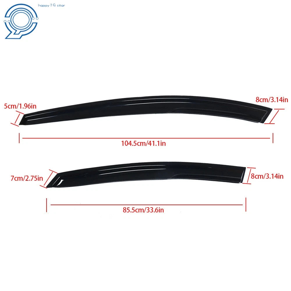 Window Visor for Hyundai Elantra Sedan (2011-2016) Sun Rain Wind Guard