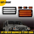 LED Front Turn Signal Lamps +DRL for Jeep Wrangler TJ (1997–2006)