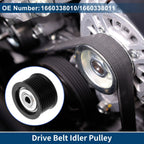 Drive Belt Idler Pulley for Toyota Tundra (2007–2021) No. 1660338010