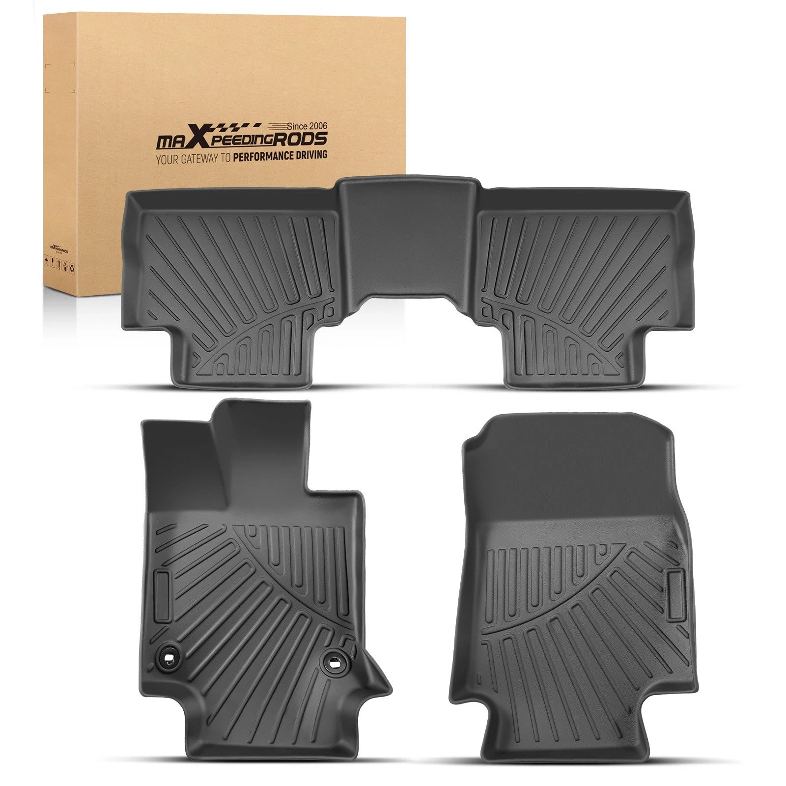 All Weather Floor Mats for Toyota RAV4 Hybrid (2019–2024)