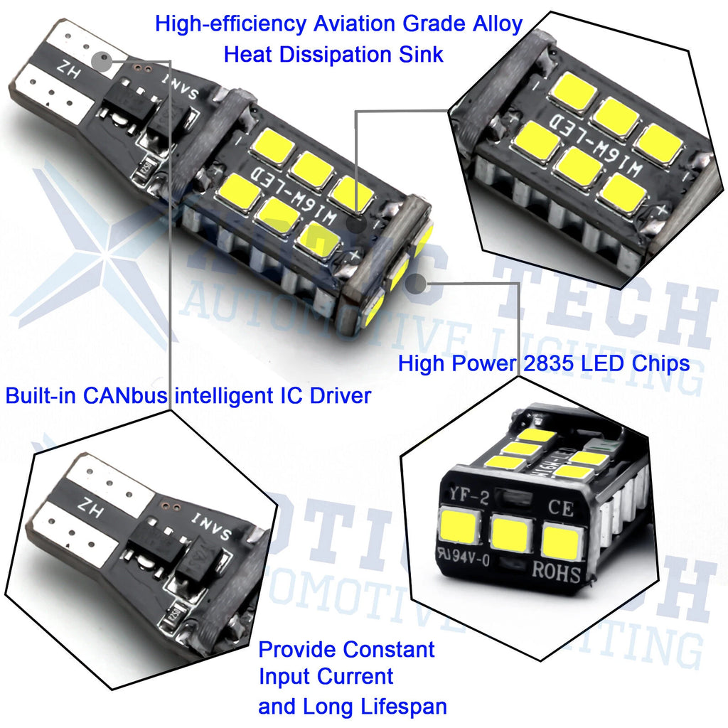 LED Fog Light and Backup Reverse Bulbs for Dodge Ram 1500-3500 (2010-2012)