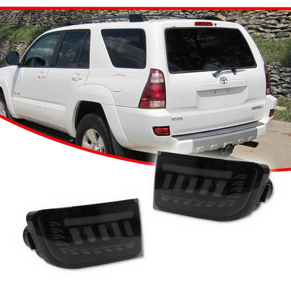 Smoke LED Rear Bumper Reflector for Toyota 4Runner (2003–2005)