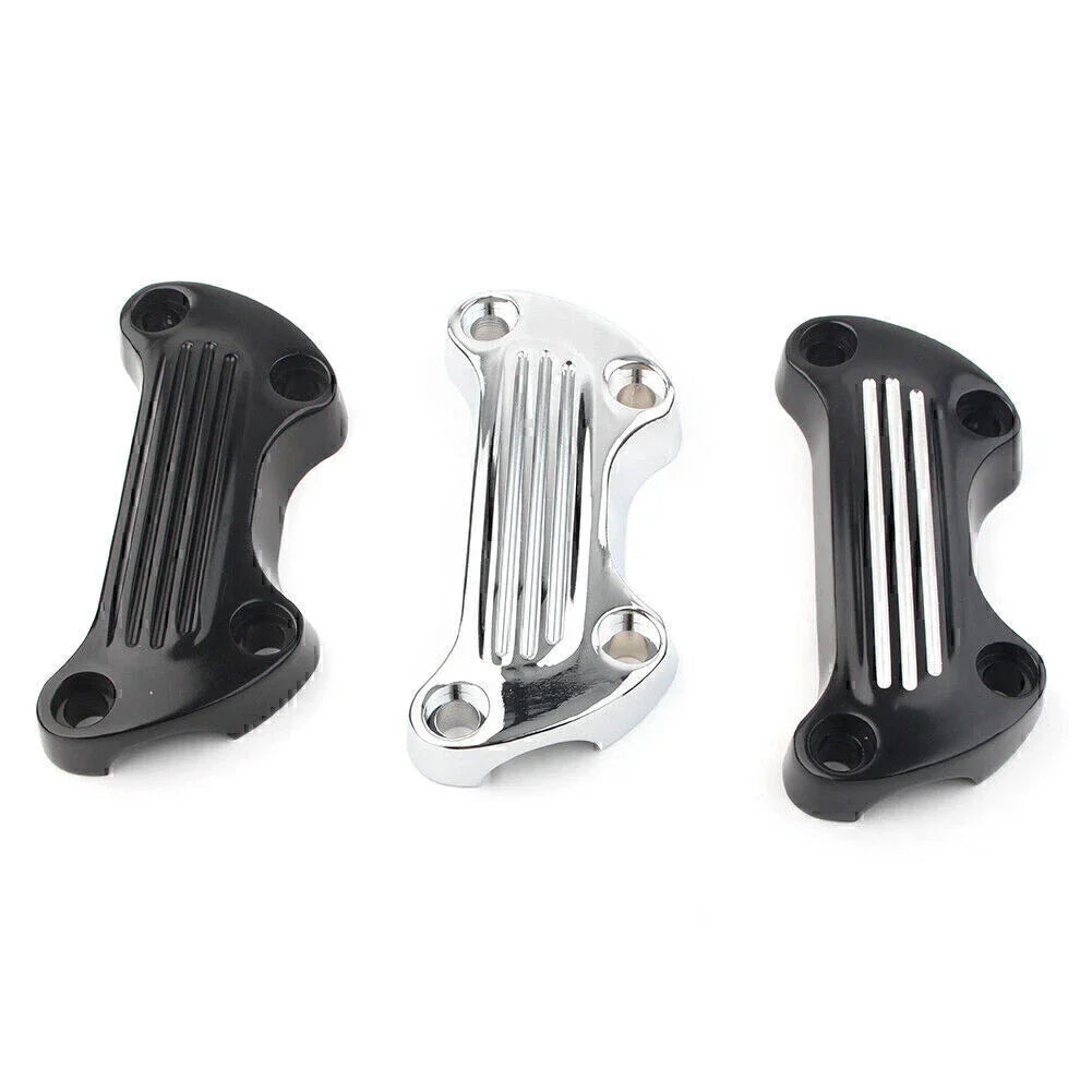 1" Handlebar Riser Top Clamp Cover for Harley Sportster Softail Dyna (2004-2023)