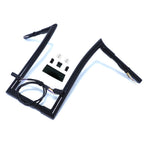 14" Prewired 1.25" Handlebar Ape Hanger for Harley Road King FLHR (2008–2013)