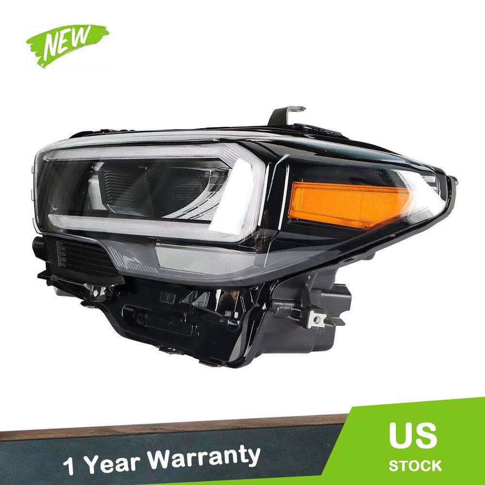 LH Full LED Headlight for Toyota Tacoma (2020–2023) Black