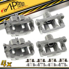 Set of 4 Brake Calipers with Bracket for Nissan Frontier 