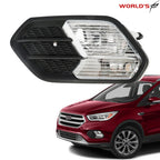 Fog Light for Ford Escape (2017–2019) Left Side Bumper Black Cover