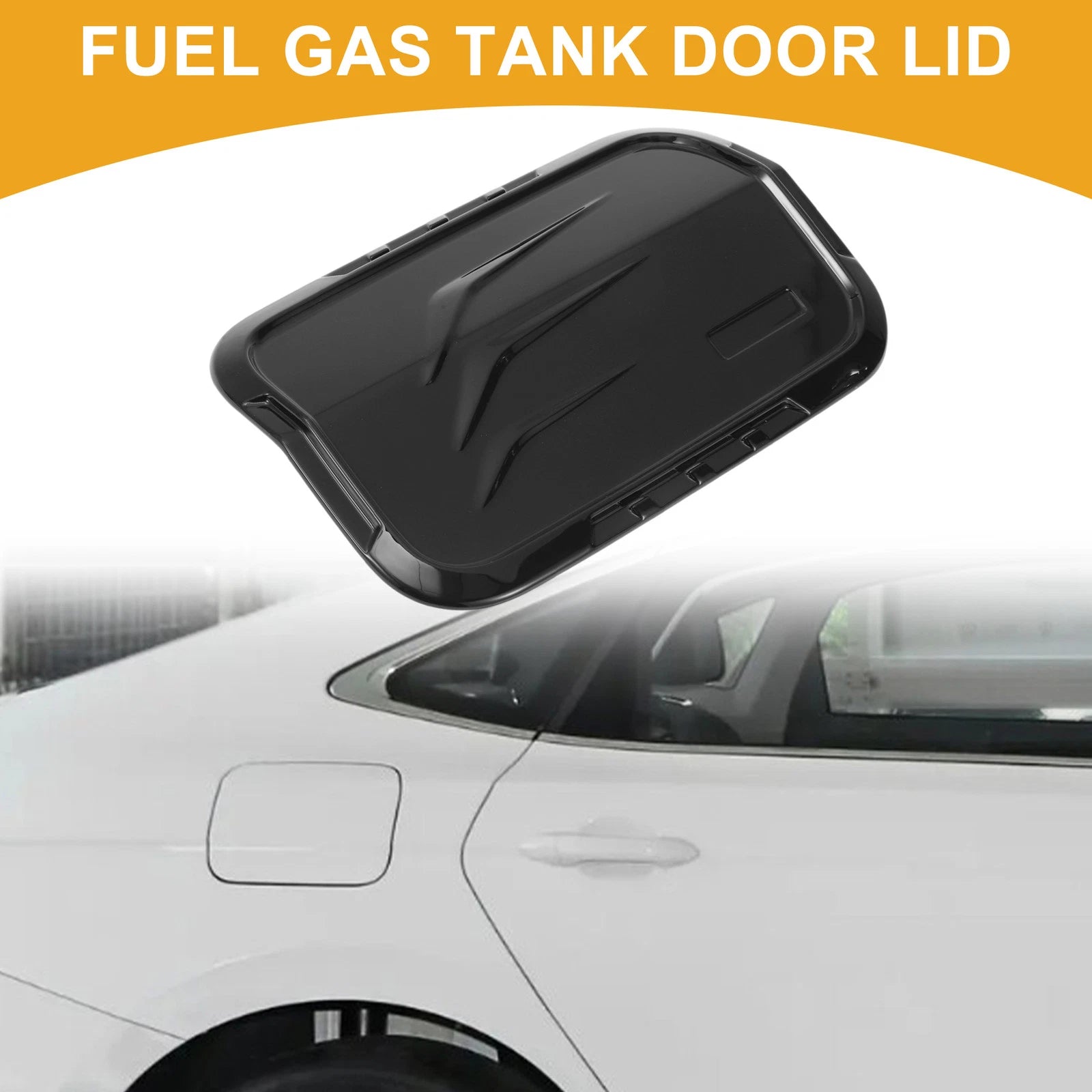 Fuel Tank Door Cap for Toyota Prado (2024–2025) Black