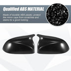 Rearview Mirror Cover Cap Black Carbon Fiber Pattern for BMW X3 X4 X5 X6