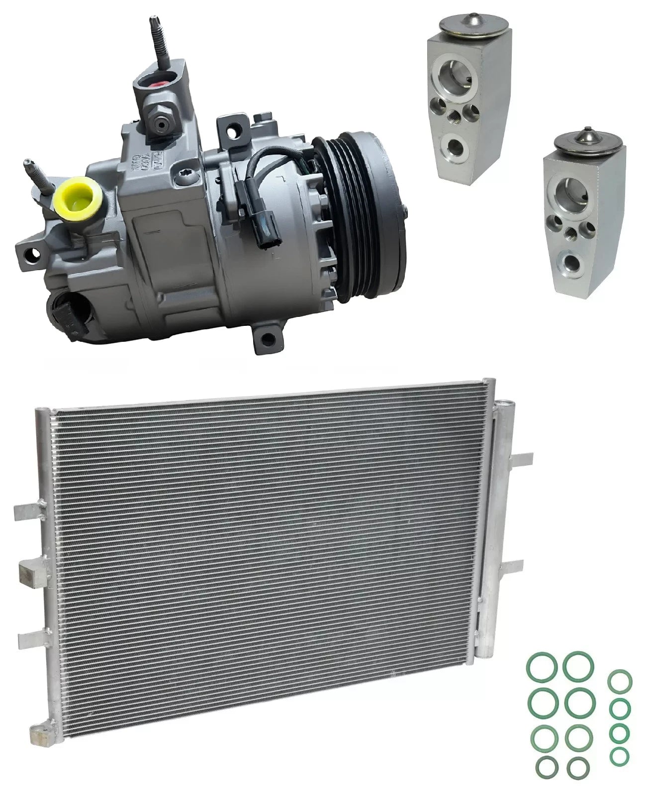 AC Compressor Kit With Condenser for Ford Transit-150 (2022–2022) Rear