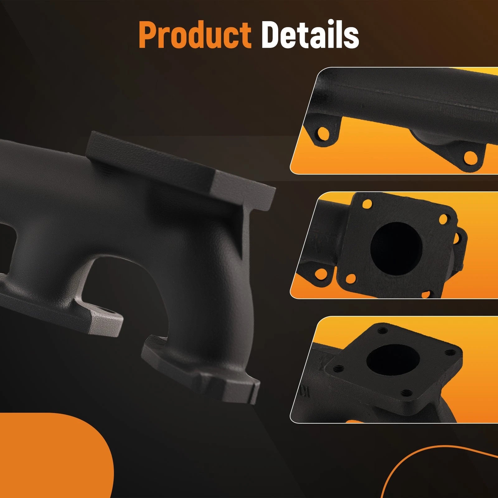 Exhaust Manifold Set for Bobcat T140 753 763 773 7753 S150 (2000–2008) 6651482 6685475