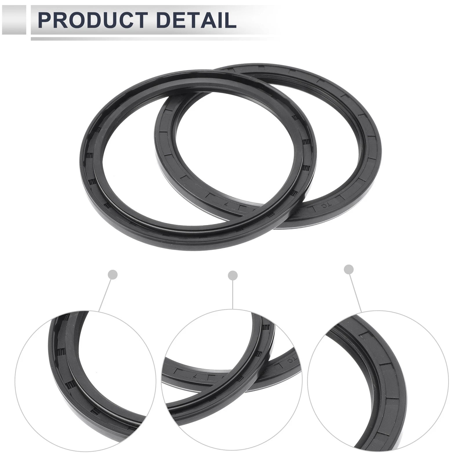 Set of 5 Oil Seal Rotary Shaft Seal for Various Models (90x110x7mm)