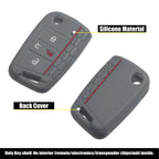 2X Silicone Key Fob Cover Case for VW (4 Buttons)