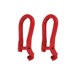 Front Red Tow Hooks Pair for Silverado Sierra 2500 3500 HD (2015–2019)