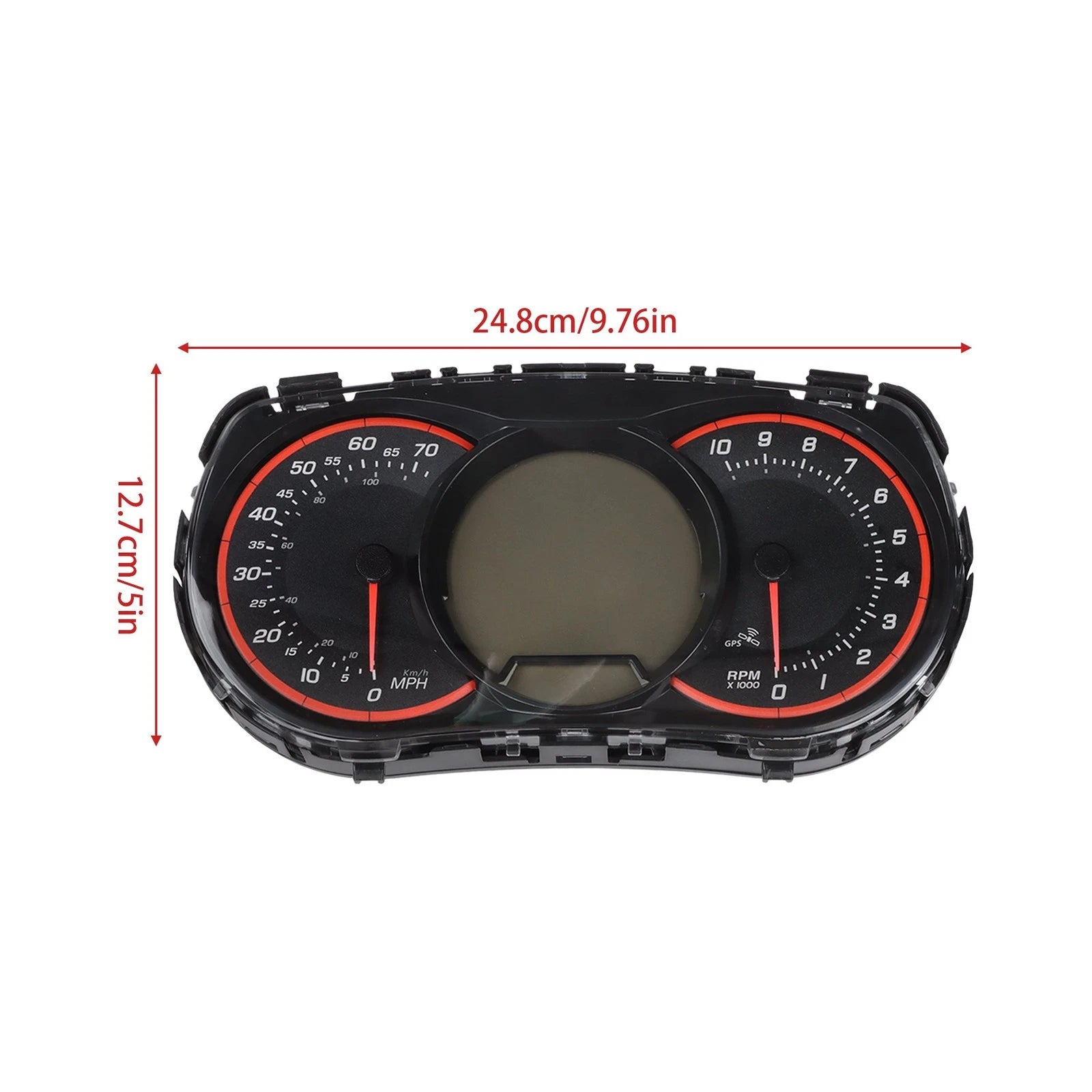 LCD Gauge Cluster for SeaDoo GTX 155 (2011–2012) Black