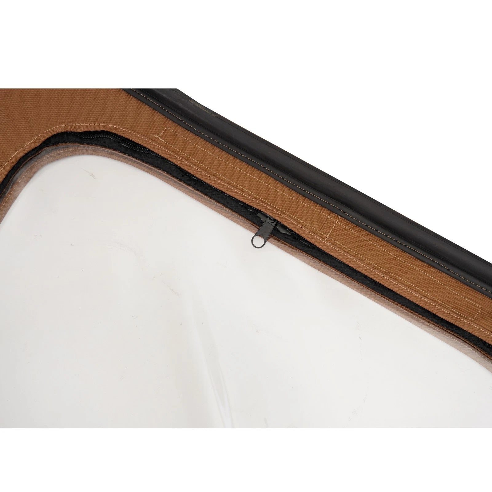Tan Front Upper Half Doors with Tinted Windows for Wrangler YJ (1987–1995)