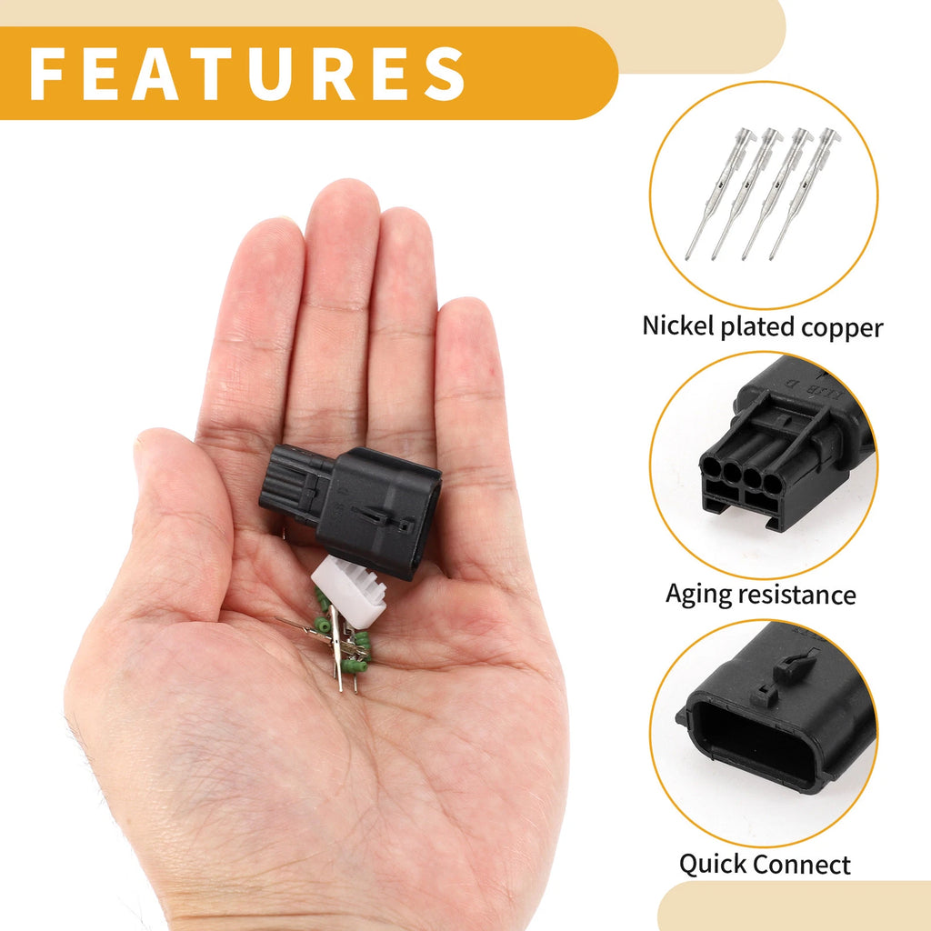 4 Pin Intake Air Pressure Sensor Connector Plug for Nissan 
