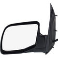 Set of 2 Power Mirrors for Ford E-250 (2003–2004) - Manual Fold, Black