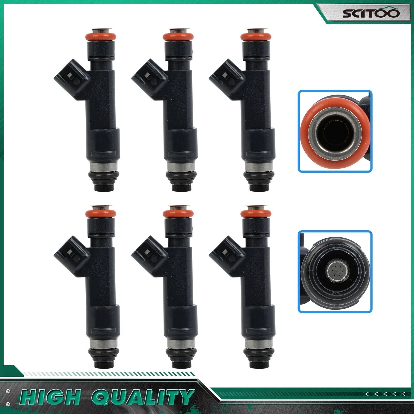 Set of 8 Fuel Injectors for Ford F-150 F-250 F-350 Super Duty 6.2L (2011–2014)