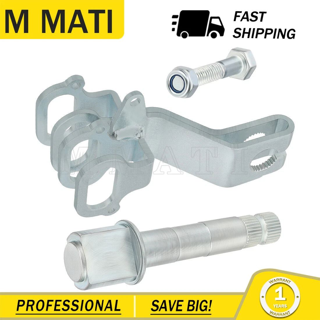 Rear Brake Camshaft & Lever Kit for Yamaha Grizzly 350 YFM350 (2007–2014)