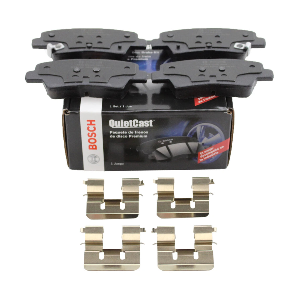 Bosch QuietCast Rear Ceramic Brake Pads for Elantra GT Veloster Forte Koup Soul (2013–2019)