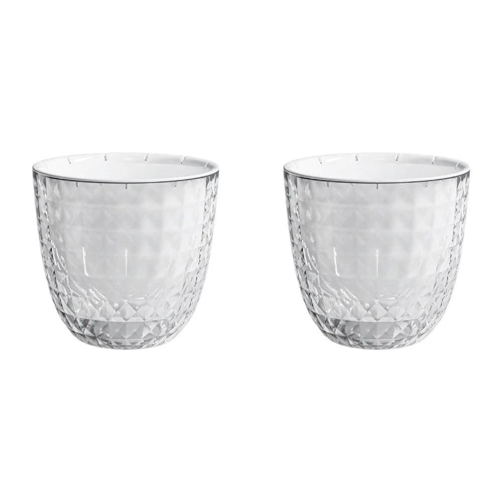 Transparent Self Watering Pot for Indoor Plants (Indoor Use)