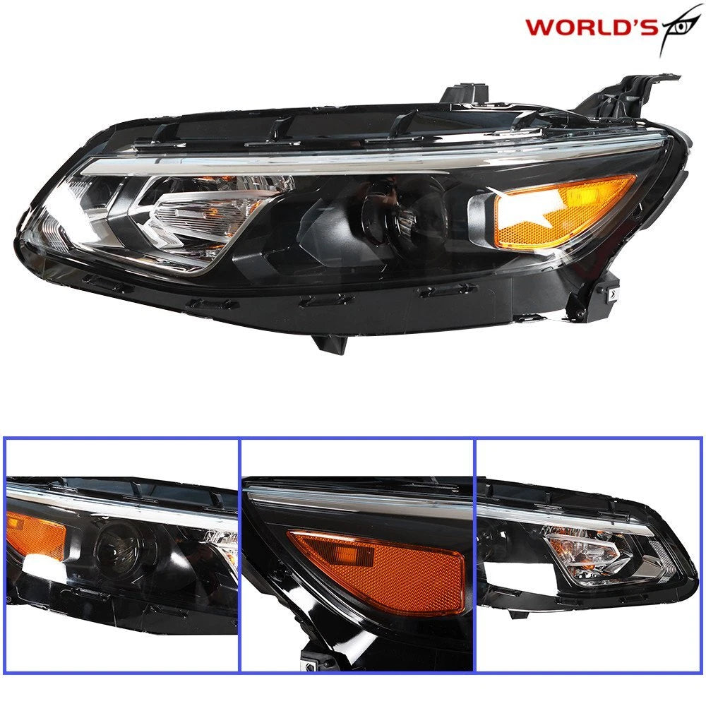 Projector Headlight Kits for Chevy Malibu (2016–2018) Black Housing