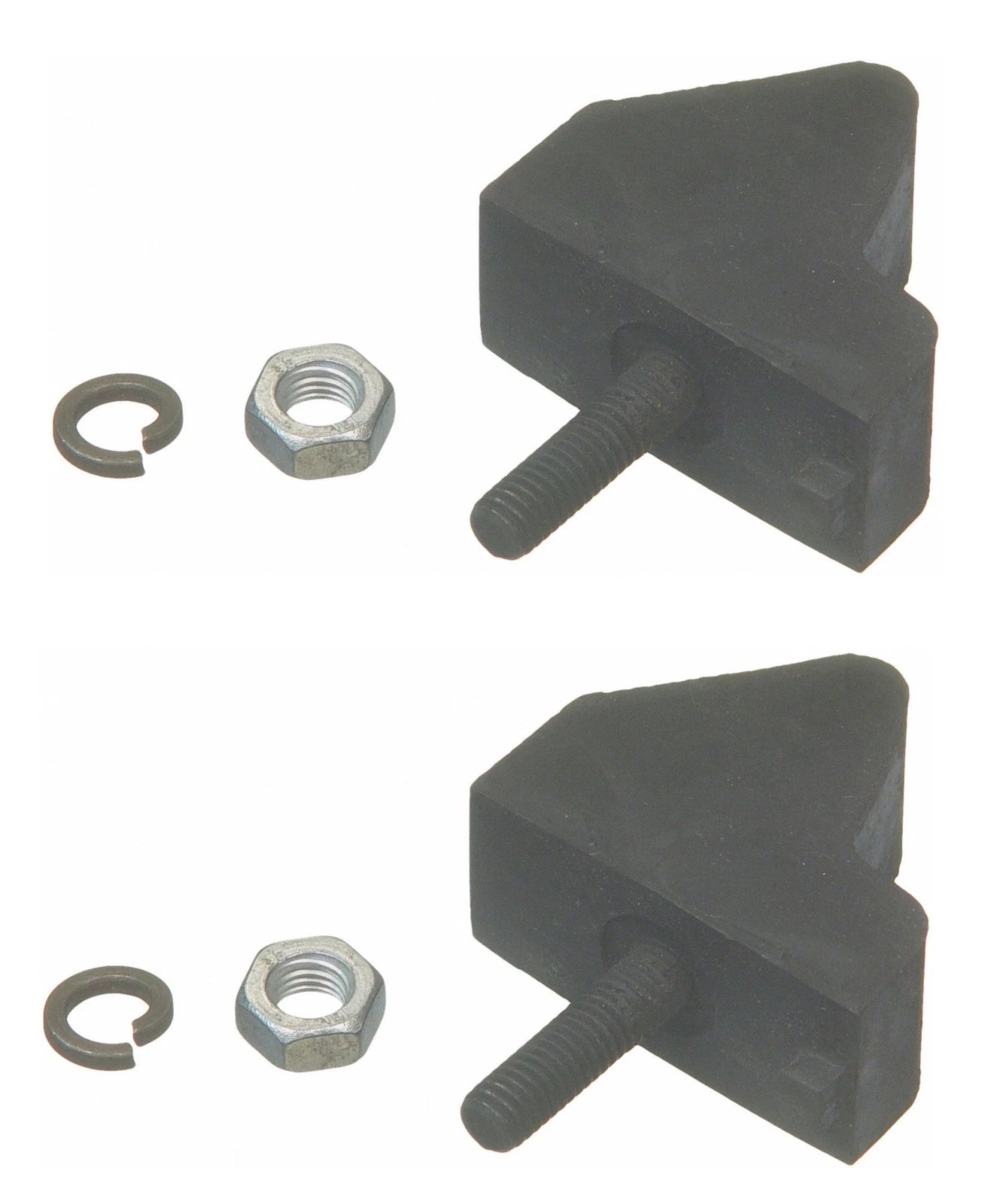 Set of 2 Front Lower Control Arm Bumpers for Buick Cadillac Chevy RWD