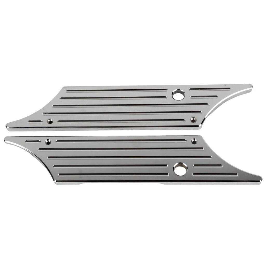 Chrome Saddle Bag Latch Cover for Harley Road King, Tour Glide (1993–2013)