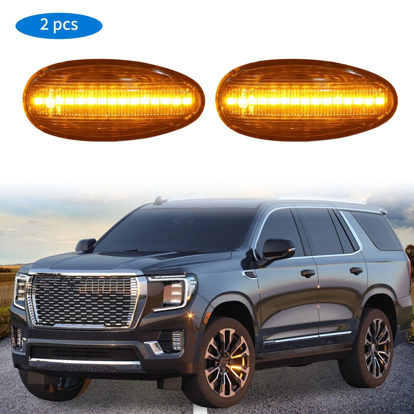 LED Side Fender Marker Light for Mitsubishi Pajero V60 (2000–2006)