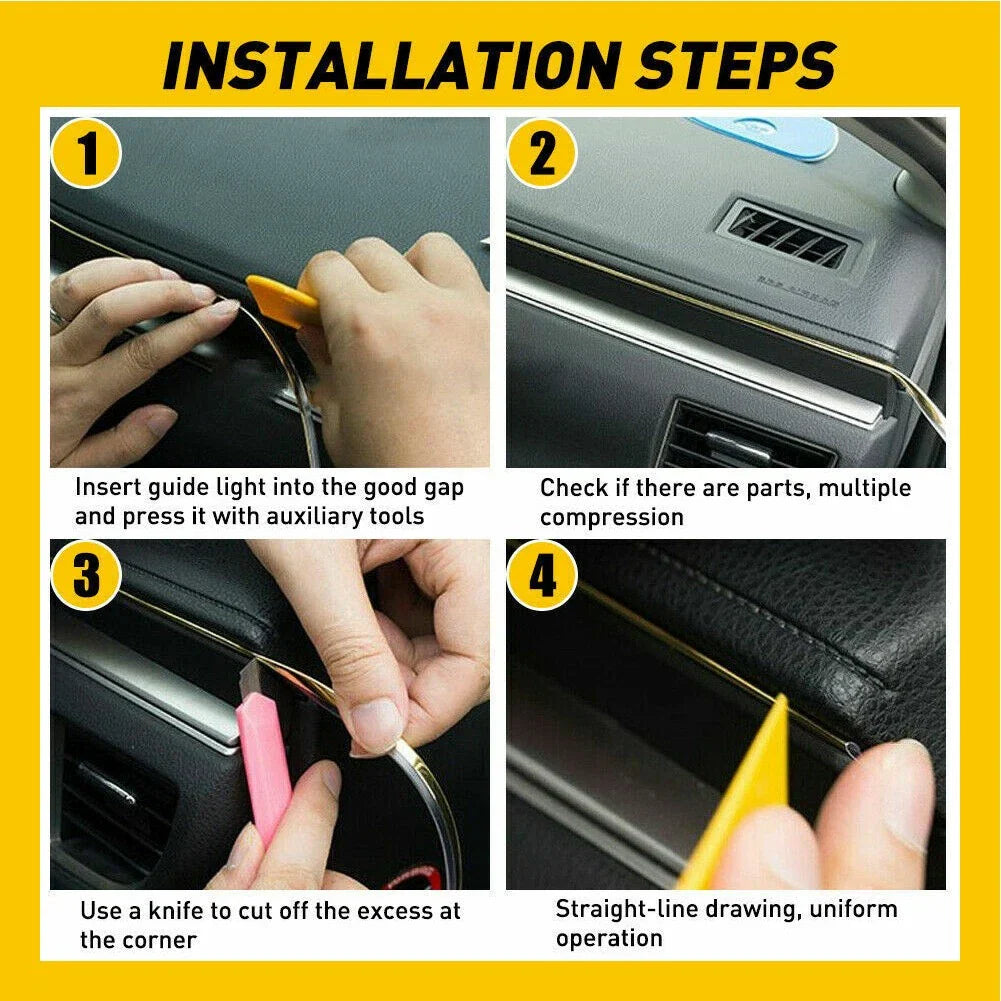 5m LED Car Interior Atmosphere Strip Light
