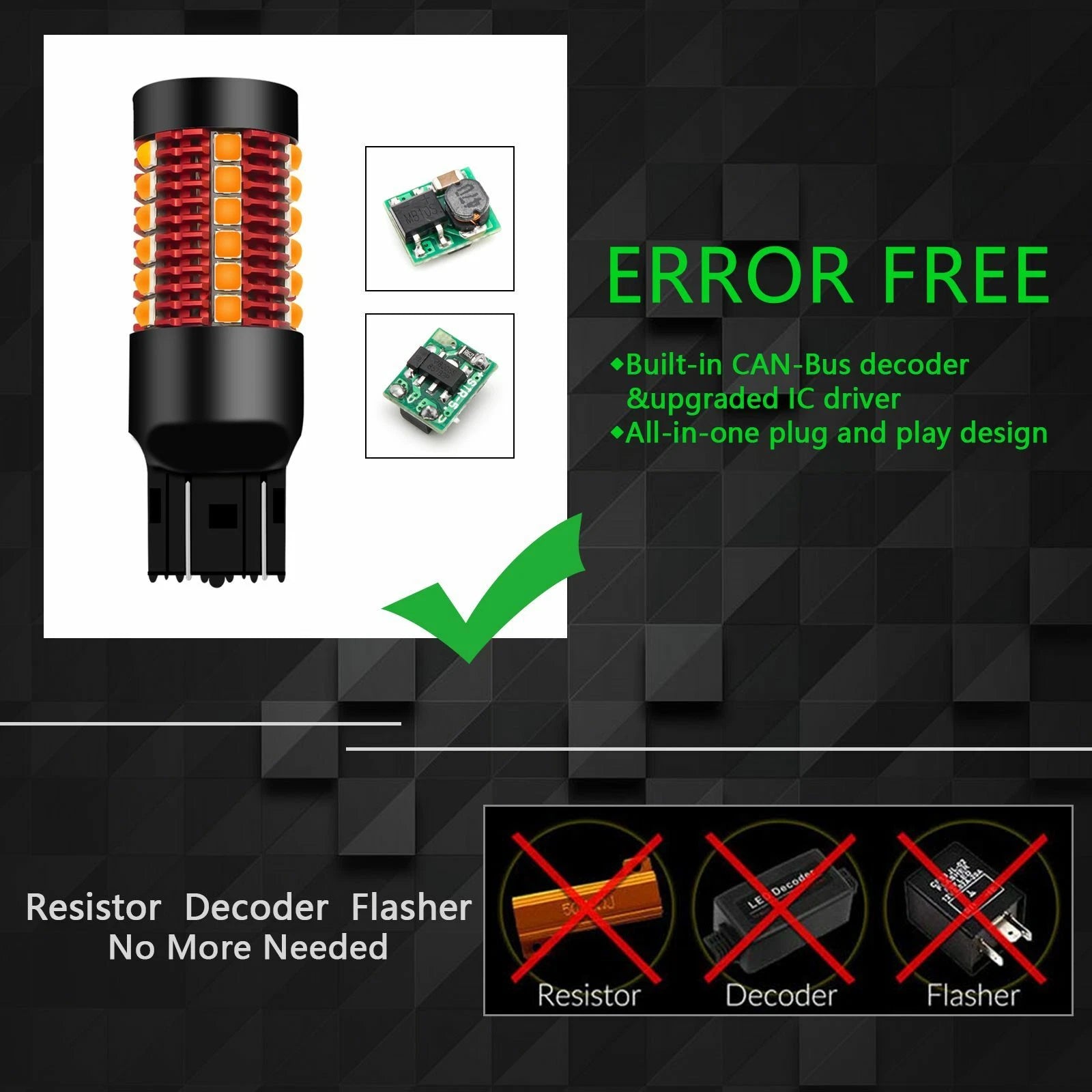 LED Turn Signal Blinker Bulbs for Honda (2013-2020)