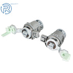 Set of 2 Door Lock Cylinders for Honda Civic (2003–2005) w/ 2 Keys