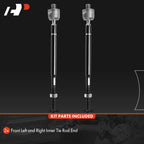 2X Front Inner Steering Tie Rod End for Honda Odyssey (2002-2004)