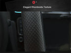 15" PU Leather Nonslip Car Steering Wheel Cover for Universal Models