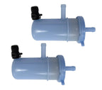 2Pcs Fuel Filter for Suzuki DF9.9B DF15A DF20A DF25A DF30A DF90A (RO: 15410-87L00)