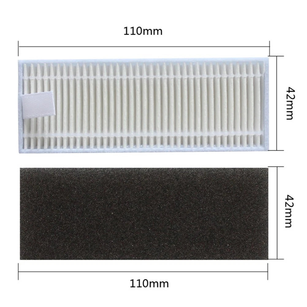 Brush and HEPA Filter Set for ECOVACS YEEDI Mop Station (2020–2023)