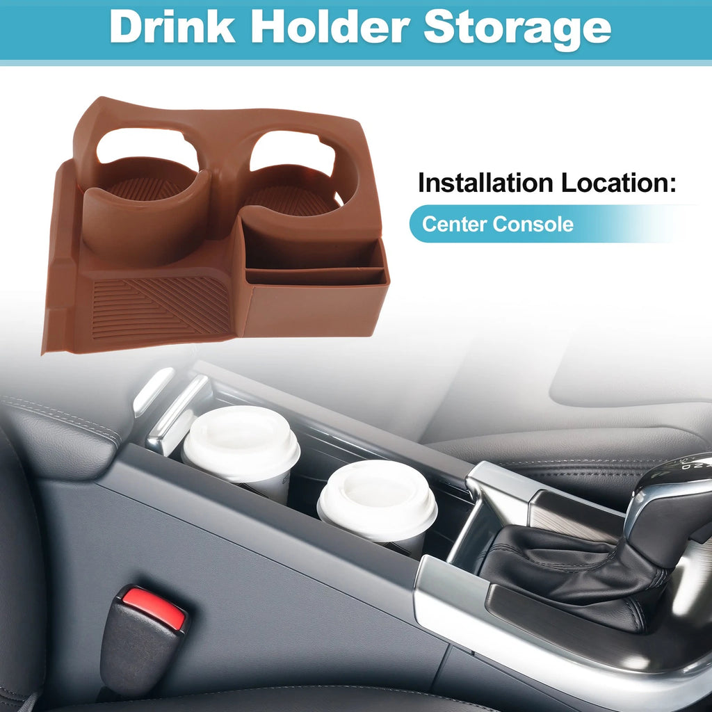 Center Console Drink Holder Storage Box for Mercedes-Benz GLC 300 (2023–2026)