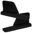2X Door Armrest PVC Carbon Fiber for Honda Odyssey (2011–2017) Black Stitch