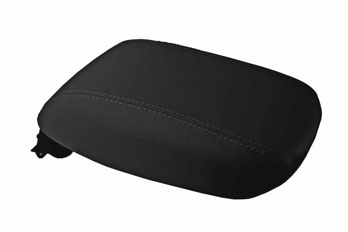 Leather Console Lid Pull Over Cover for Dodge Dart (2013–2016) Black