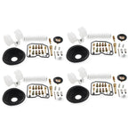 Carburetor Repair Kit Diaphragm 4 x Set for KAWASAKI Voyager XII ZG1200 (1986-2003)