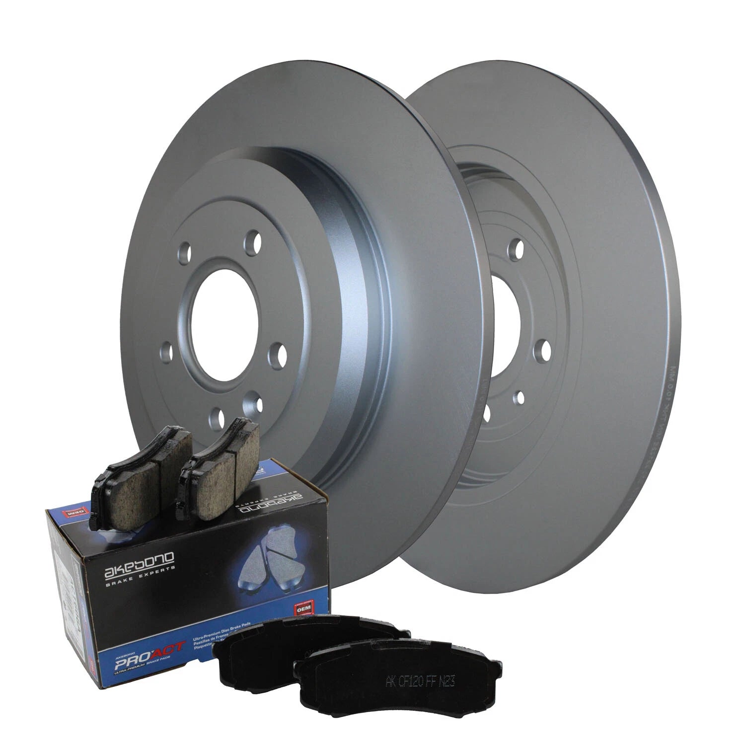 Rear Brake Kit 330mm Disc & Akebono Ceramic Pad for Ford Freestyle Taurus (2005–2007)