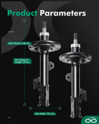 Rear Set Shocks Struts for Toyota Highlander (2008–2013), Venza (2013–2016)