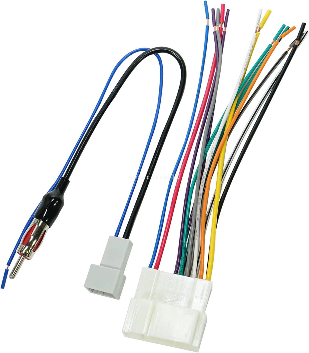 Aftermarket Radio Wire Harness with Antenna Adapter for Honda Civic Accord (1998–2002)