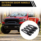 Set of 4 Exterior Door Handle Covers for Dodge Ram 1500  Carbon Fiber