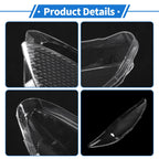 1 Pcs Headlight Lens Cover for Ford Fiesta (2009–2012) PC Clear